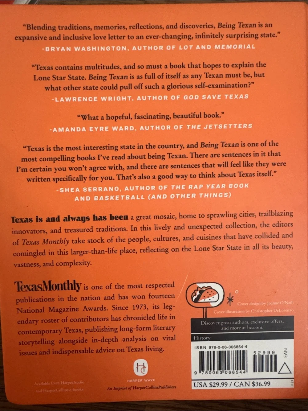 Being Texan - Texas Monthly Book C1.LBk.5